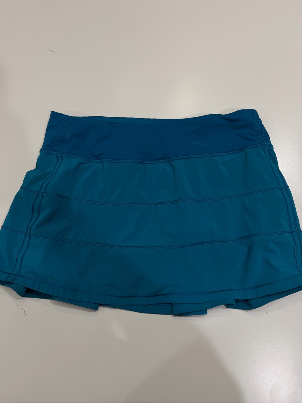 lululemon athletica Teal Blue Athletic Mini Skirt